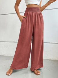 Perfee Wide Leg Pants with Pockets Trandify Deal