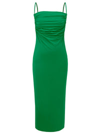 Backless Cowl Neck Sleeveless Cami Dress Trandify deal