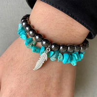Turquoise Alloy Bracelet Trandify Deal