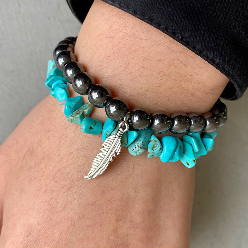 Turquoise Alloy Bracelet Trandify Deal