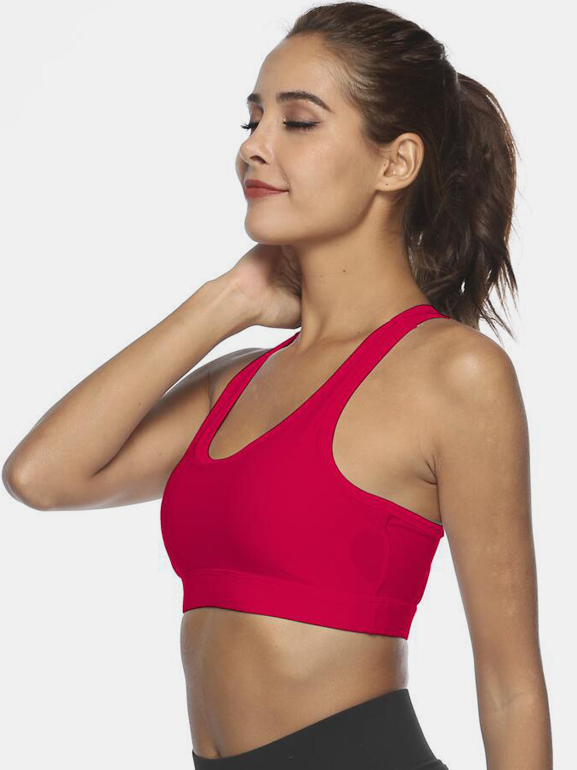 Cutout Scoop Neck Active Tank Trandify deal