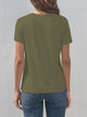 SMILE Round Neck Short Sleeve T-Shirt Trandify deal