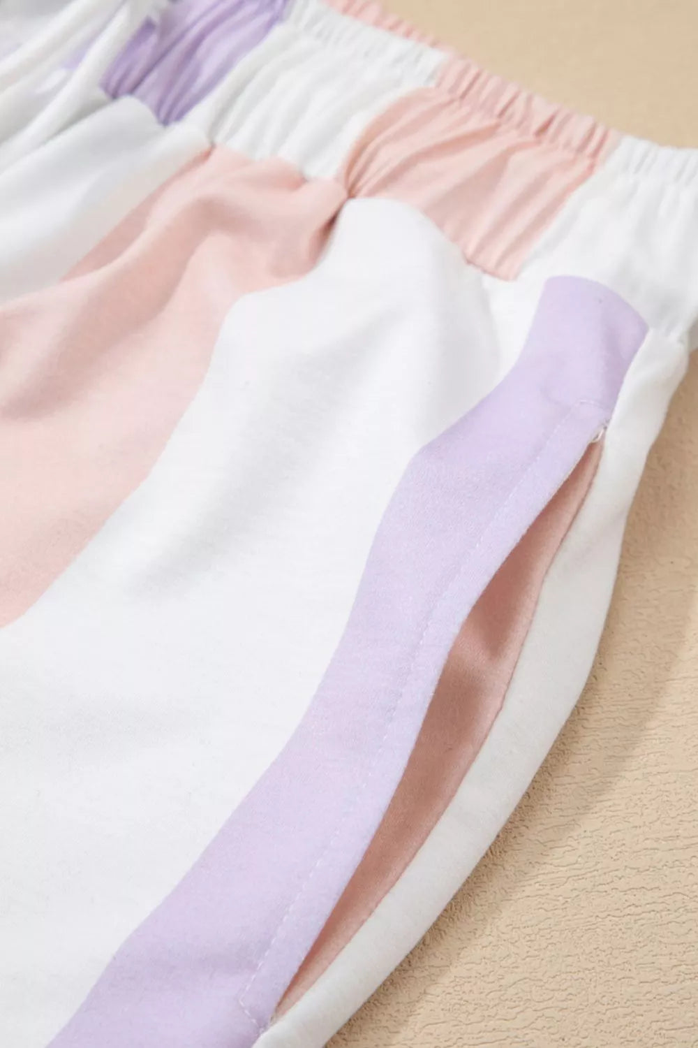 Women's Striped Drawstring Pants with Pockets - Comfy Casual Wear