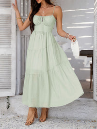 Boho Smocked Maxi Dress for Women – Summer Beach Dress – TrandifyDeal USA
