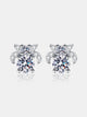 1 Carat Moissanite 925 Sterling Silver Stud Earrings Trandify Deal