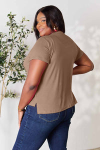 Basic Bae Full Size Round Neck Short Sleeve T-Shirt Trandify deal