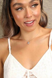 Adored Moissanite 925 Sterling Silver Necklace Trandify Deal