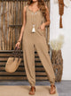 Trendy Wide Strap Jumpsuit with Pockets for Women – Trandifydeal
