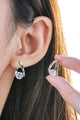 2 Carat Moissanite 925 Sterling Silver Heart Earrings Trandify deal