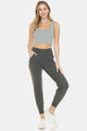 Leggings Depot Wide Waistband Slim Active Joggers Trandify deal
