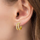 Moissanite 925 Sterling Silver C-Hoop Earrings Trandify Deal