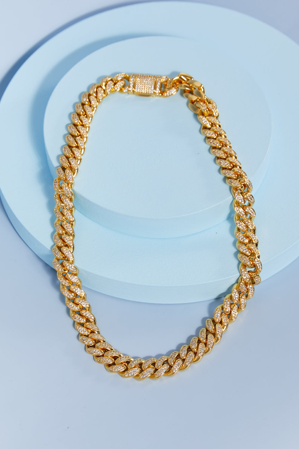 Brass Curb Chain Necklace Trandify Deal