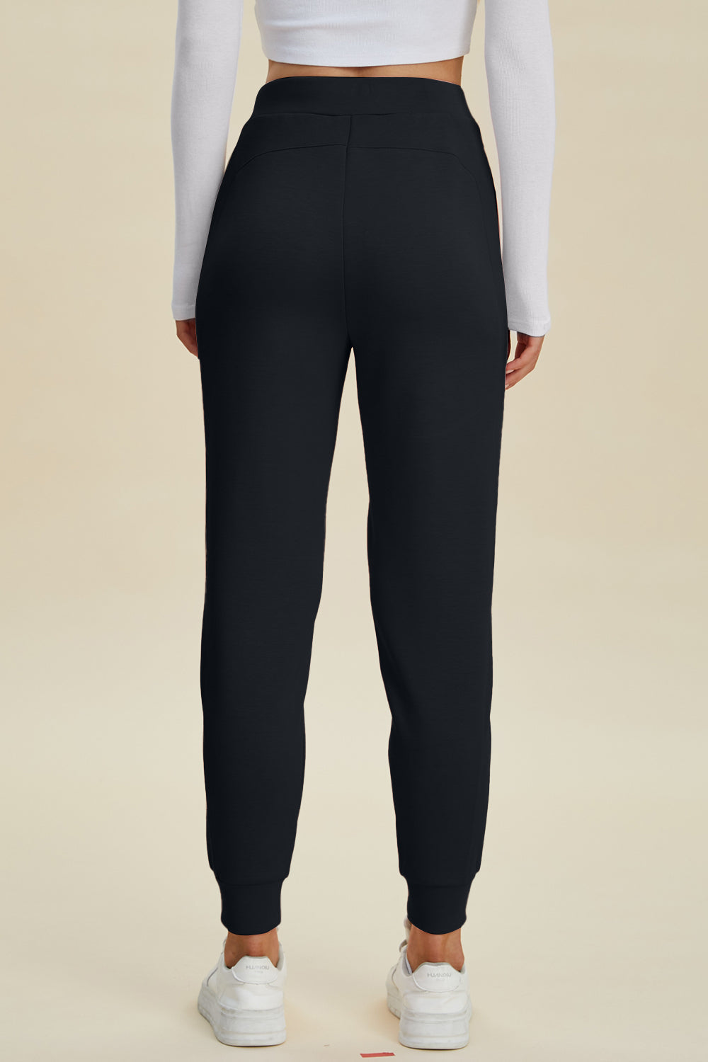 Basic Bae Full Size Air Scuba Drawstring High Waist Joggers Trandify Deal