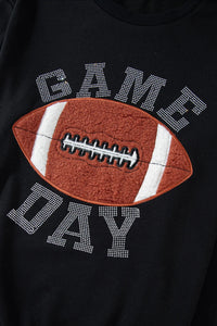 GAME DAY Football Round Neck Long Sleeve Top and Shorts Set Trandify Deal