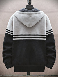 Big & Tall Hoodie Cardigan for Men – Soft & Warm