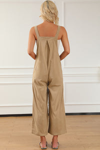 Pocketed Wide Leg Overall Trandify deal
