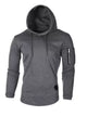 Men's Plus Size Slim Fit Hoodie | Long Sleeve Cotton Blend Pullover