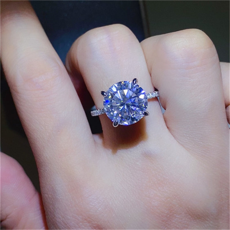5 Carat Moissanite 925 Sterling Silver Ring Trandify Deal