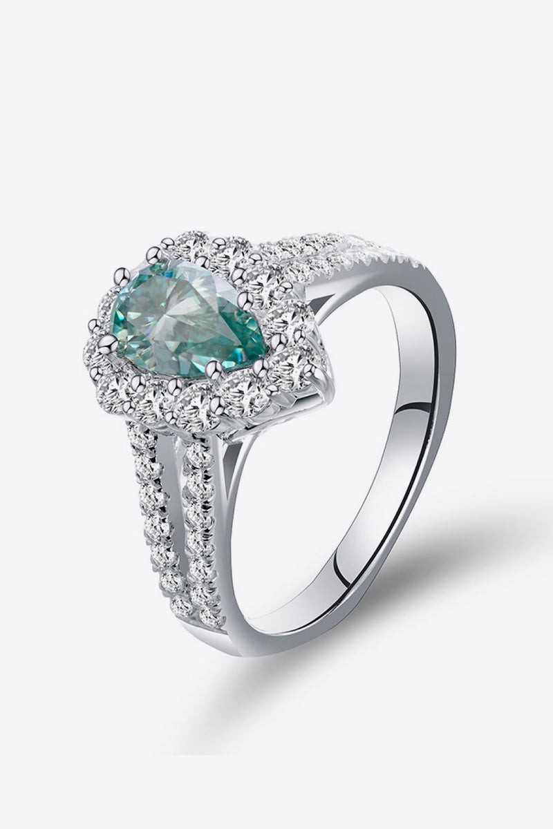 1 Carat Moissanite 925 Sterling Silver Ring Trandify Deal