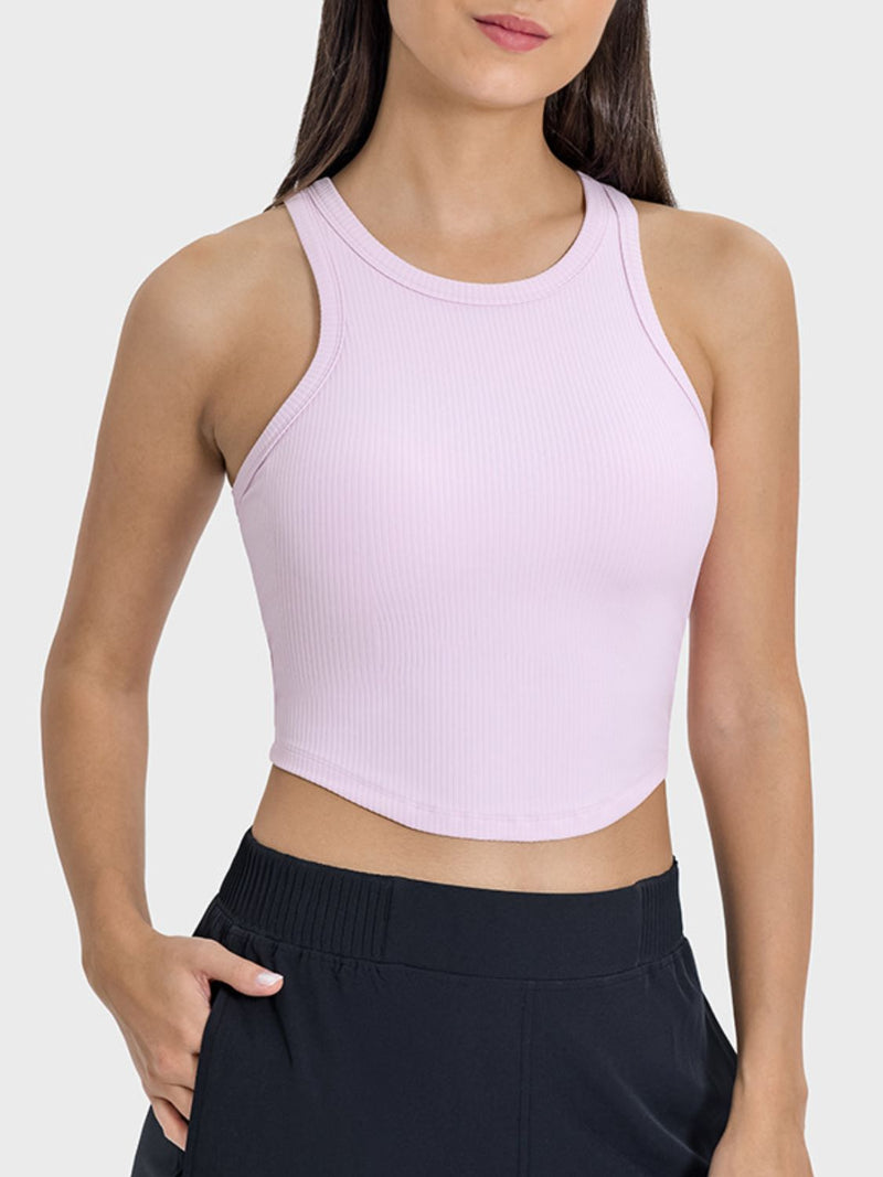 Millennia Round Neck Racerback Active Tank Trandify deal