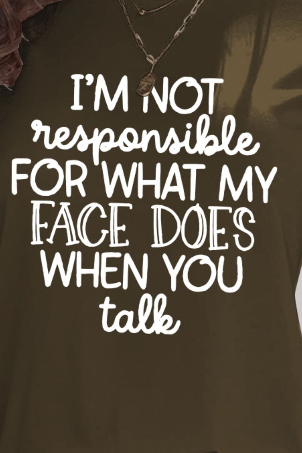 Letter Graphic Round Neck Short Sleeve T-Shirt Trandify deal