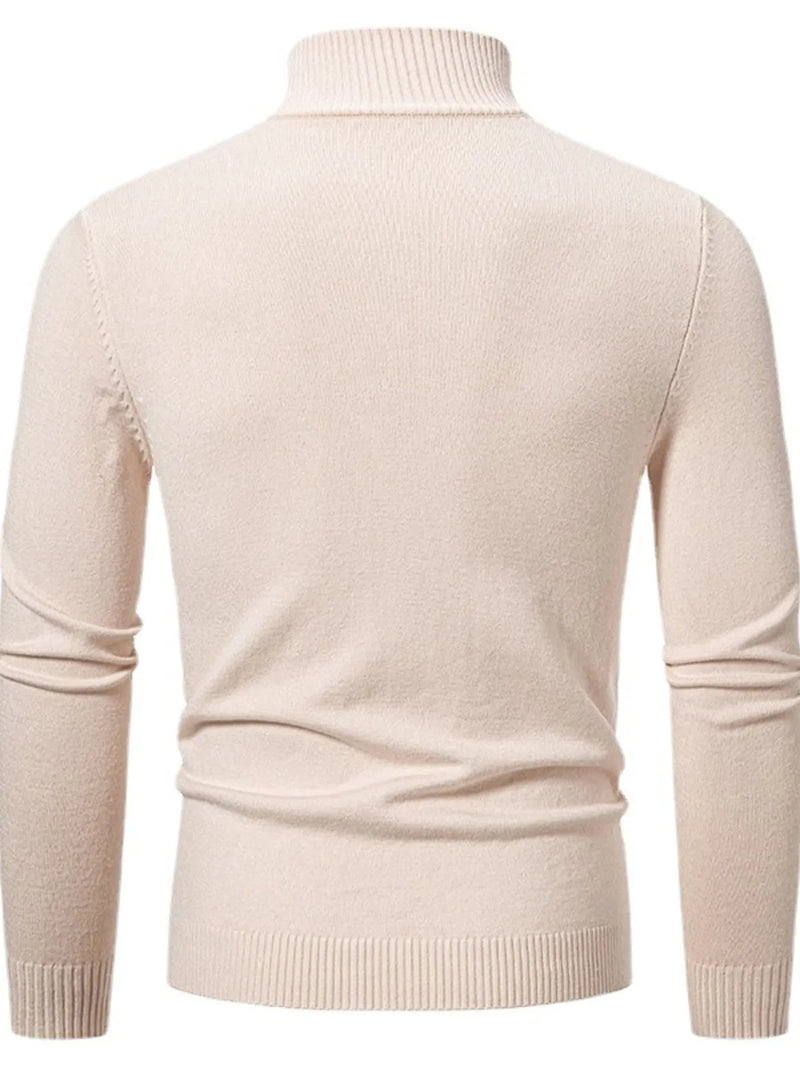 Men’s Plus Size Quarter Zip Sweater – Regular Fit, Cozy & Stylish