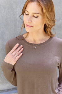 Basic Bae Full Size Round Neck Long Sleeve Top Trandify Deal