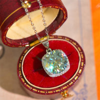 5 Carat Moissanite 925 Sterling Silver Pendant Necklace Trandify Deal