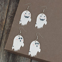 2 Piece Alloy Acrylic Ghost Dangle Earrings Trandify Deal