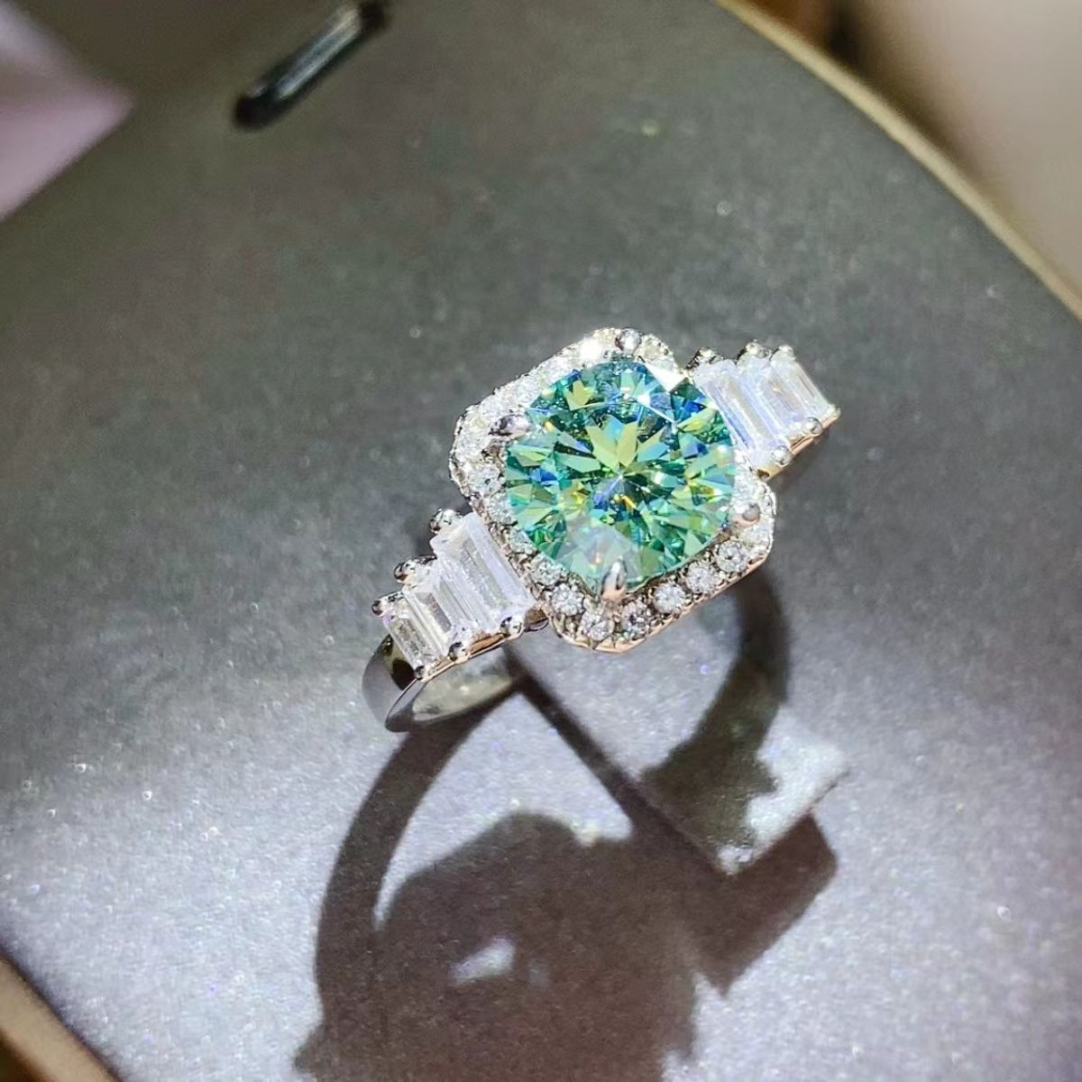 3 Carat Moissanite 925 Sterling Silver Ring Trandify Deal