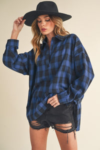 Trendy Aemi & Co Plaid Shirt – Add to Cart Now