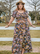 Plus Size Tie Neck Short Sleeve Top and Skirt Set Trandify deal
