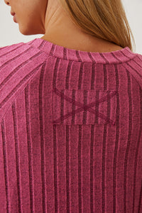 Basic Bae Full Size Ribbed Thumbhole Sleeve T-Shirt Trandify Deal