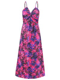 Twisted Printed V-Neck Cami Dress Trandify deal