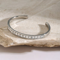 Stainless Steel Inlaid Zircon Bracelet Trandify Deal