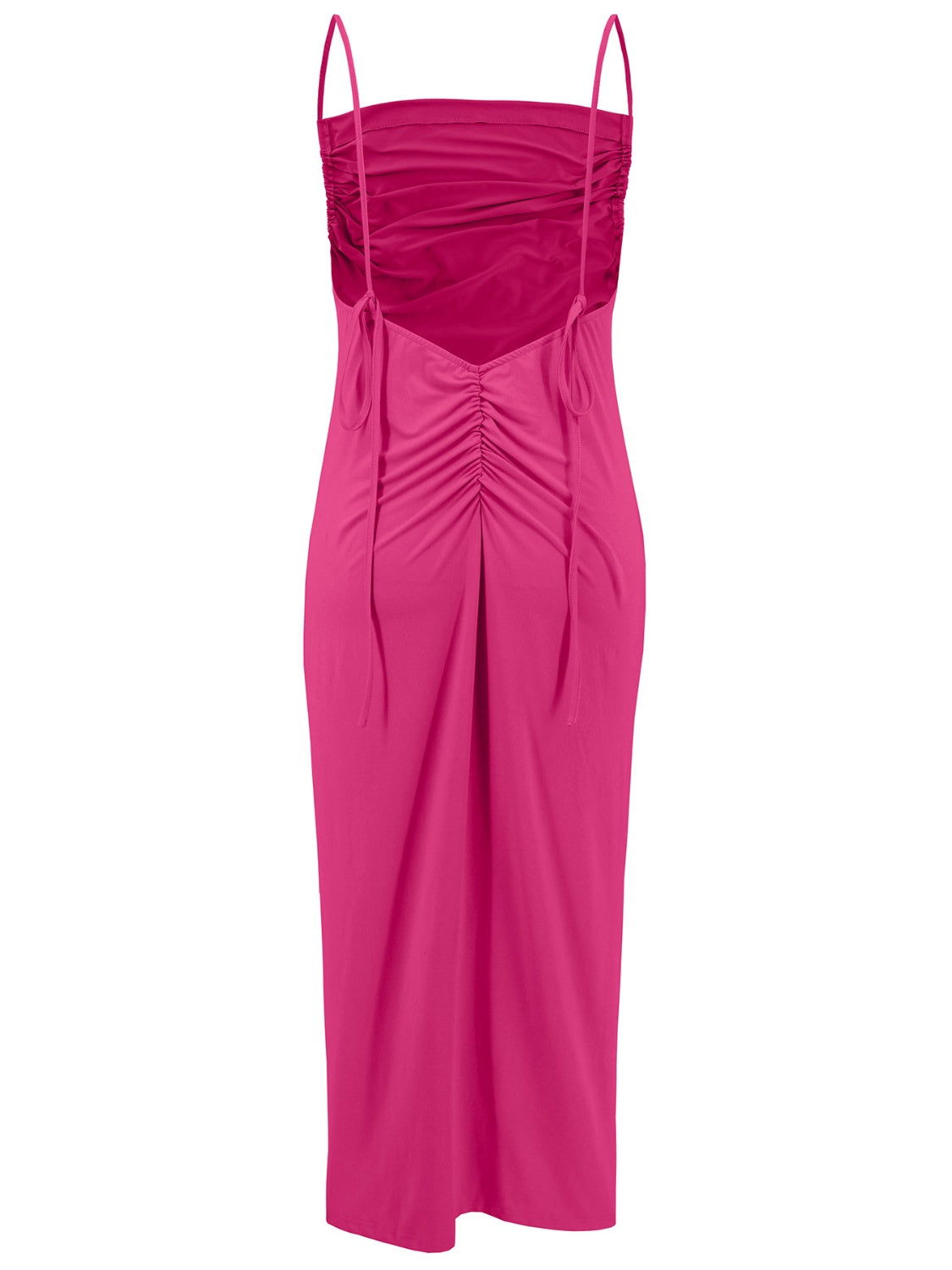 Backless Cowl Neck Sleeveless Cami Dress Trandify deal
