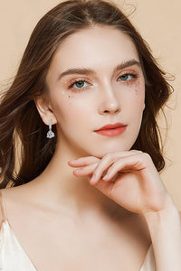 2 Carat Moissanite 925 Sterling Silver Drop Earrings Trandify Deal