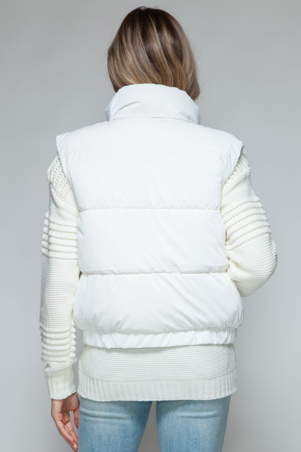 Snobbish Fine Fur Lining Quilted Vest Trandify Deal