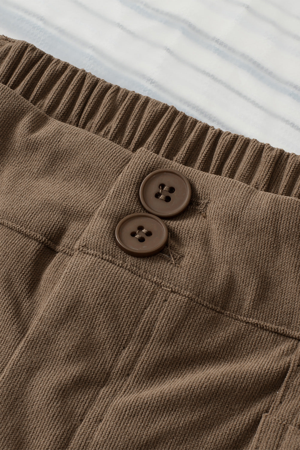 Half Elastic Waist Straight Pants Trandify Deal