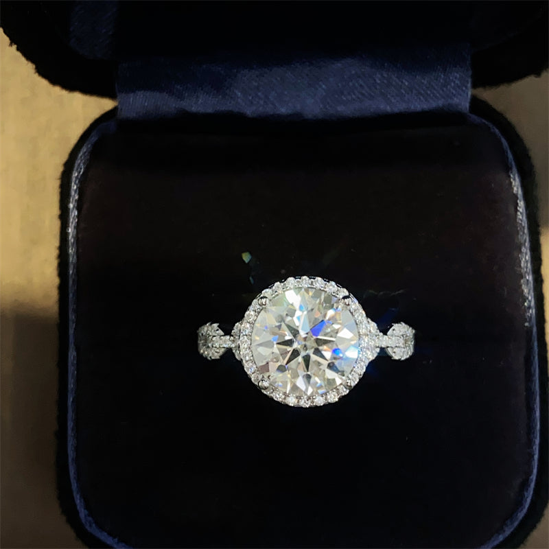 3 Carat 925 Sterling Silver Moissanite Ring Trandify Deal
