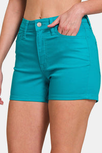 Zenana High Waist Denim Shorts Trandify deal