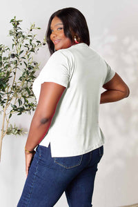 Basic Bae Full Size Round Neck Short Sleeve T-Shirt Trandify deal