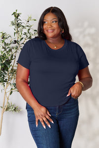 Basic Bae Full Size Round Neck Short Sleeve T-Shirt Trandify deal