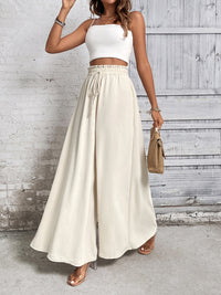 Tied High Waist Wide Leg Pants Trandify deal