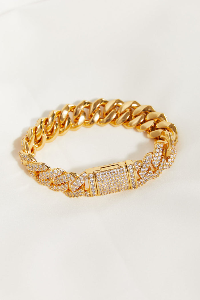 Alloy Inlaid Zircon Bracelet Trandify deal