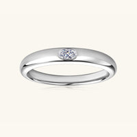 925 Sterling Silver Inlaid Moissanite Ring Trandify Deal