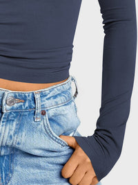 Lovelet V-Neck Long Sleeve T-Shirt Trandify Deal