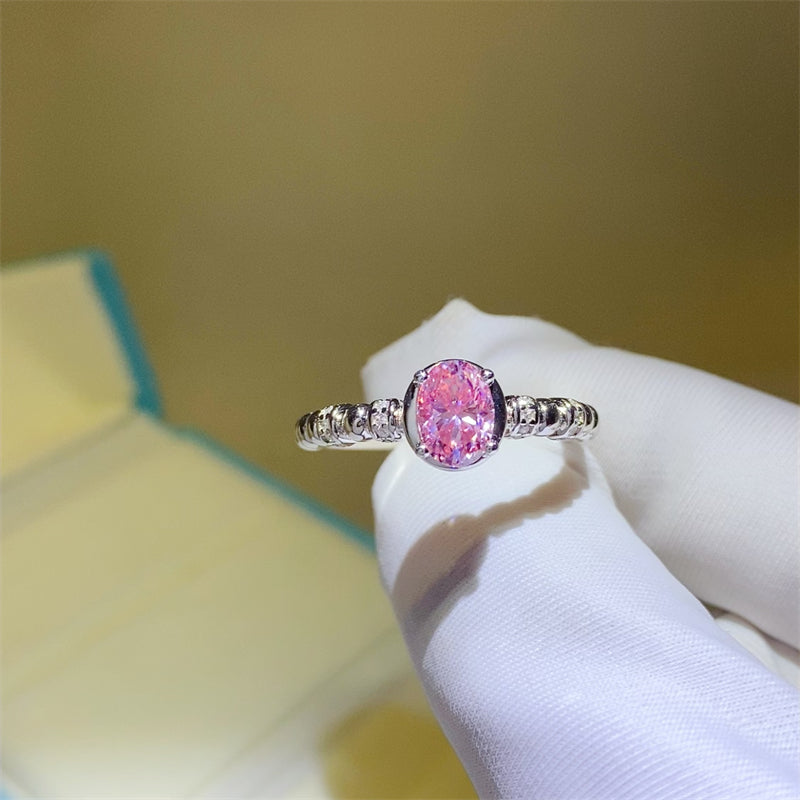 1 Carat Moissanite 925 Sterling Silver Ring Trandify deal