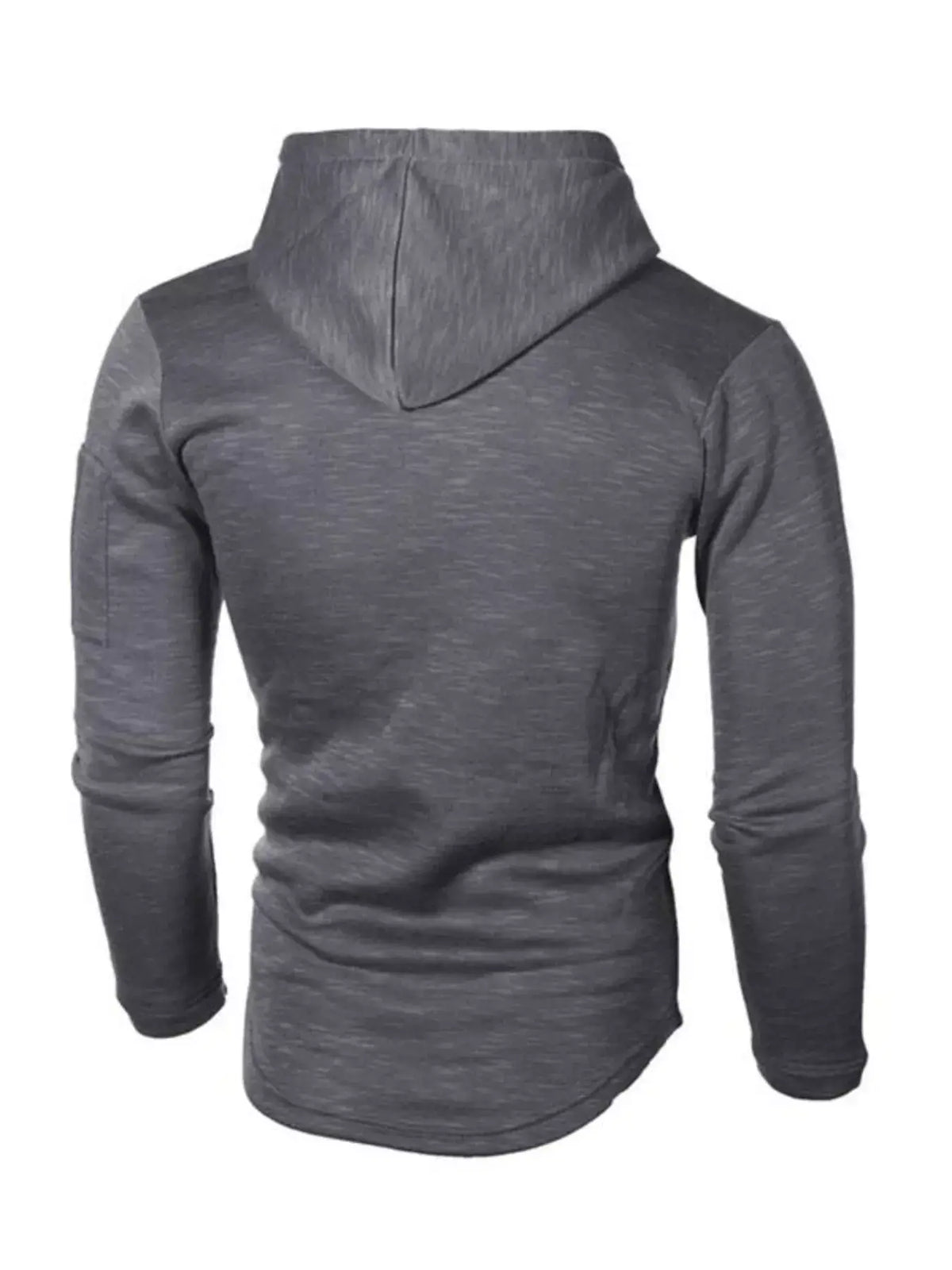 Men's Plus Size Slim Fit Hoodie | Long Sleeve Cotton Blend Pullover