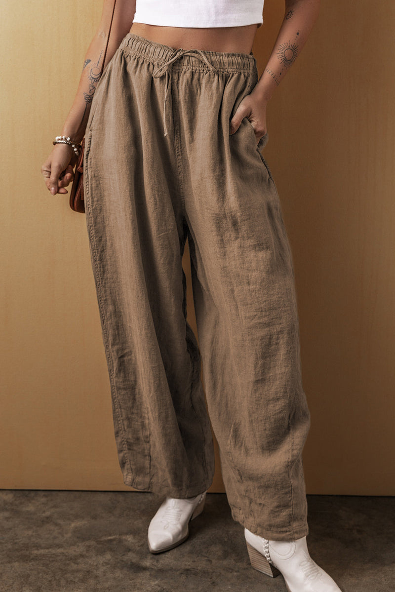 Drawstring Wide Leg Pants Trandify Deal